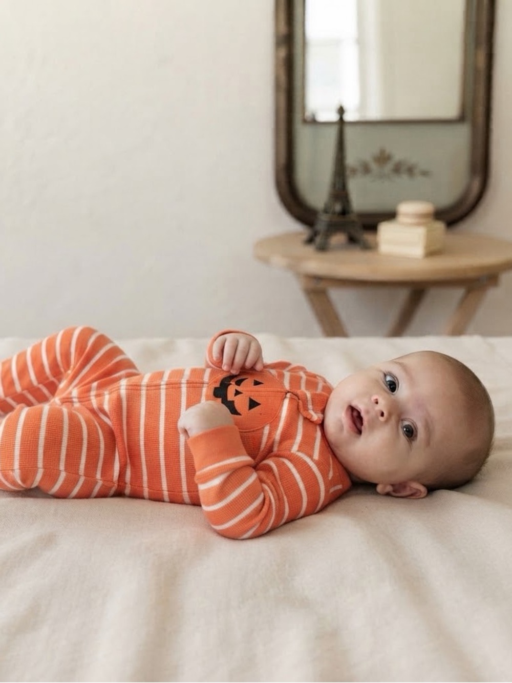 Carter's Halloween Jack-O-Lantern 2-Way Zipper Footed Sleeper